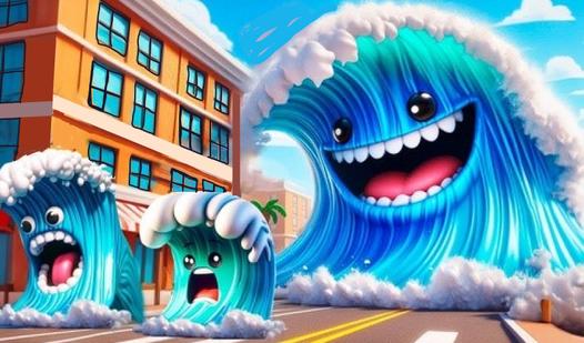 Game Screenshot The Battle of the Waves