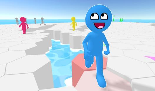 Game Screenshot Run, Forest, Run! Falling Tiles on Lava Floor!