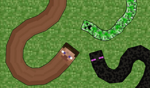 Game Screenshot SlitherioCraft