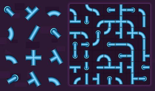 Game Screenshot Connect Pipes: Pipeline